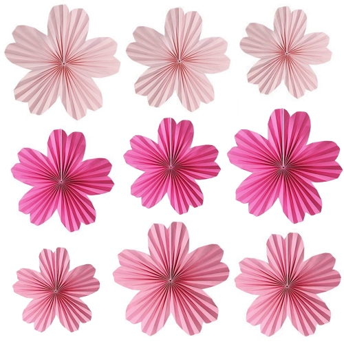 Paper Fans-Pink