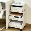 OUTMASTER Printer Stand -3 Tier Mobile Rolling Storage Cart with Shelves for Home Office.